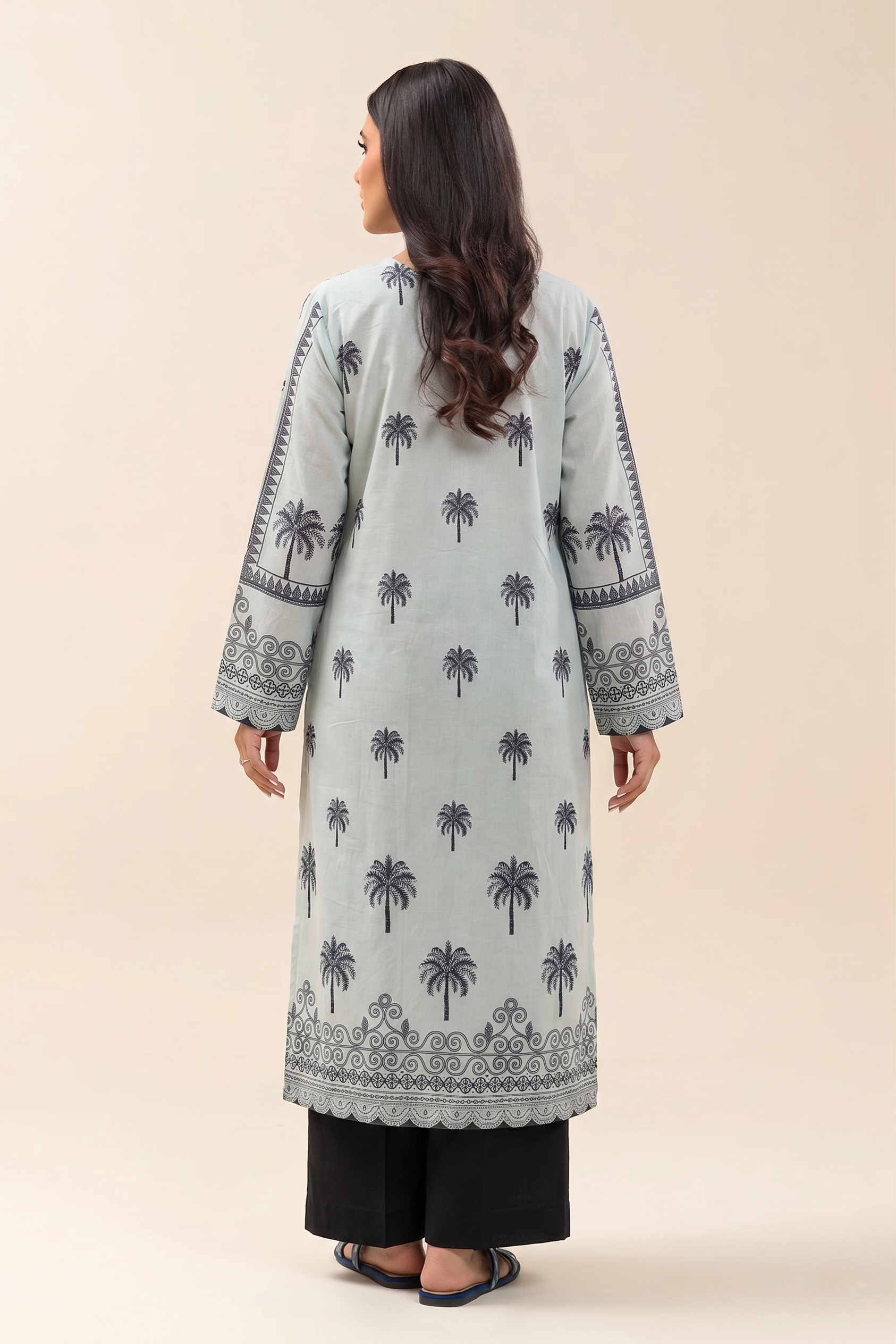 Basic Printed Lawn 3-Pieces Stitched