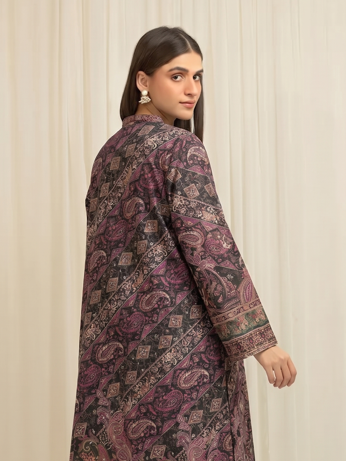 Basic Printed Lawn 3-Pieces Stitched