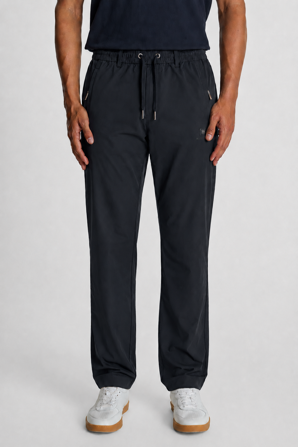 RELAXED FIT STRAIGHT TROUSERS