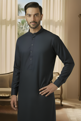 Sunflower- Navy Kameez Shalwar
