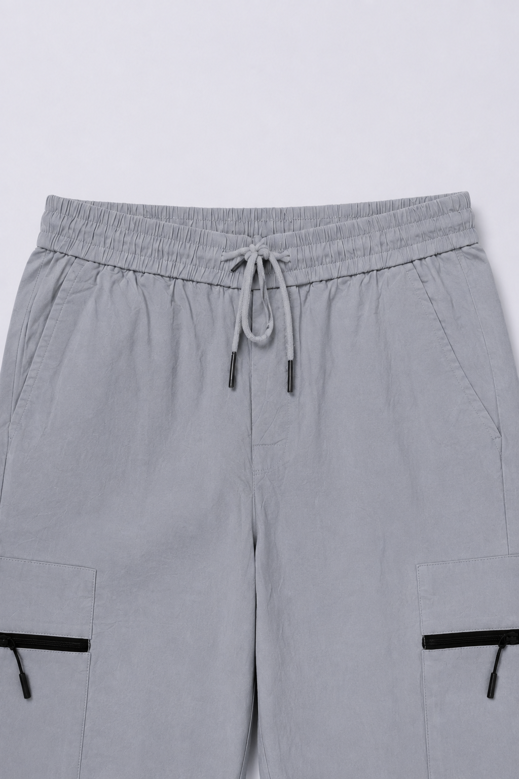 ZIPPED CARGO JOGGER TROUSERS