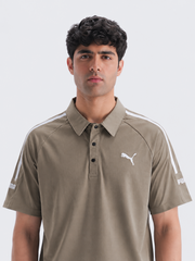Men’s Performance Stripe T-Shirt - L-Brown