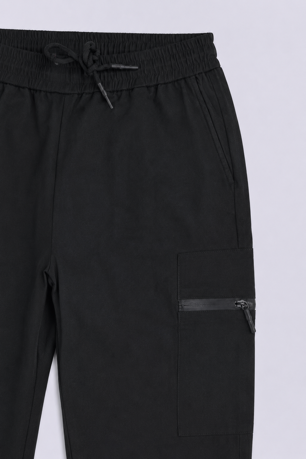 ZIPPED CARGO JOGGER TROUSERS