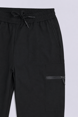 ZIPPED CARGO JOGGER TROUSERS