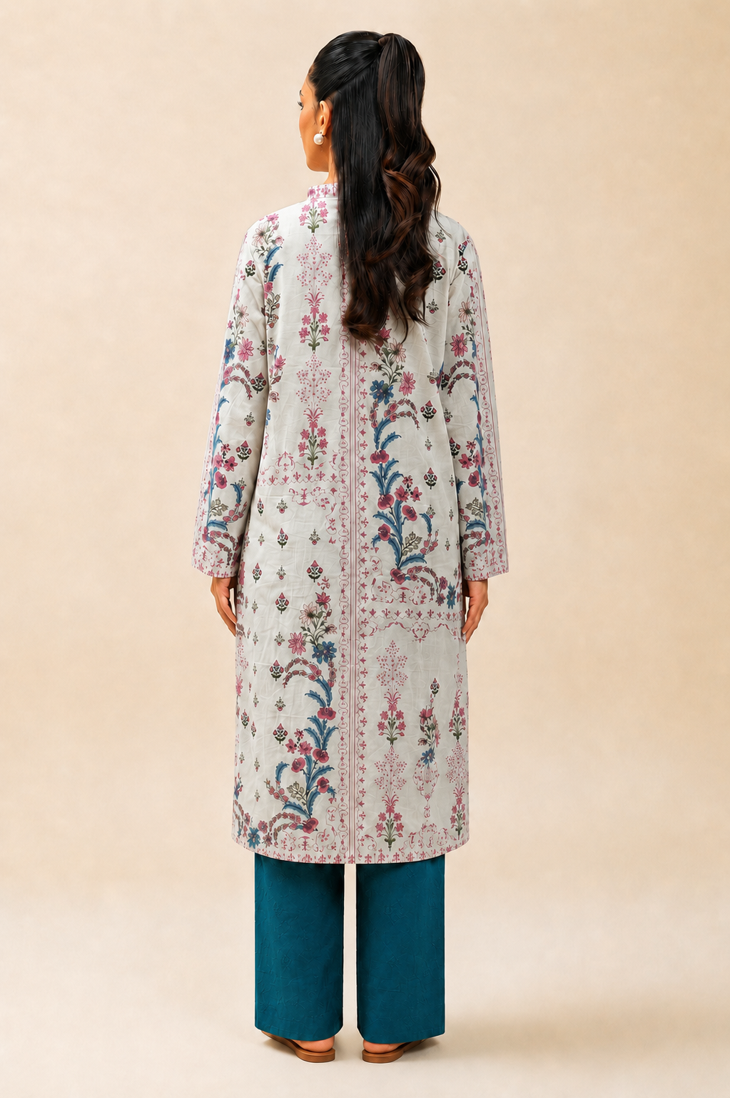 Basic Printed Lawn 3-Pieces Stitched