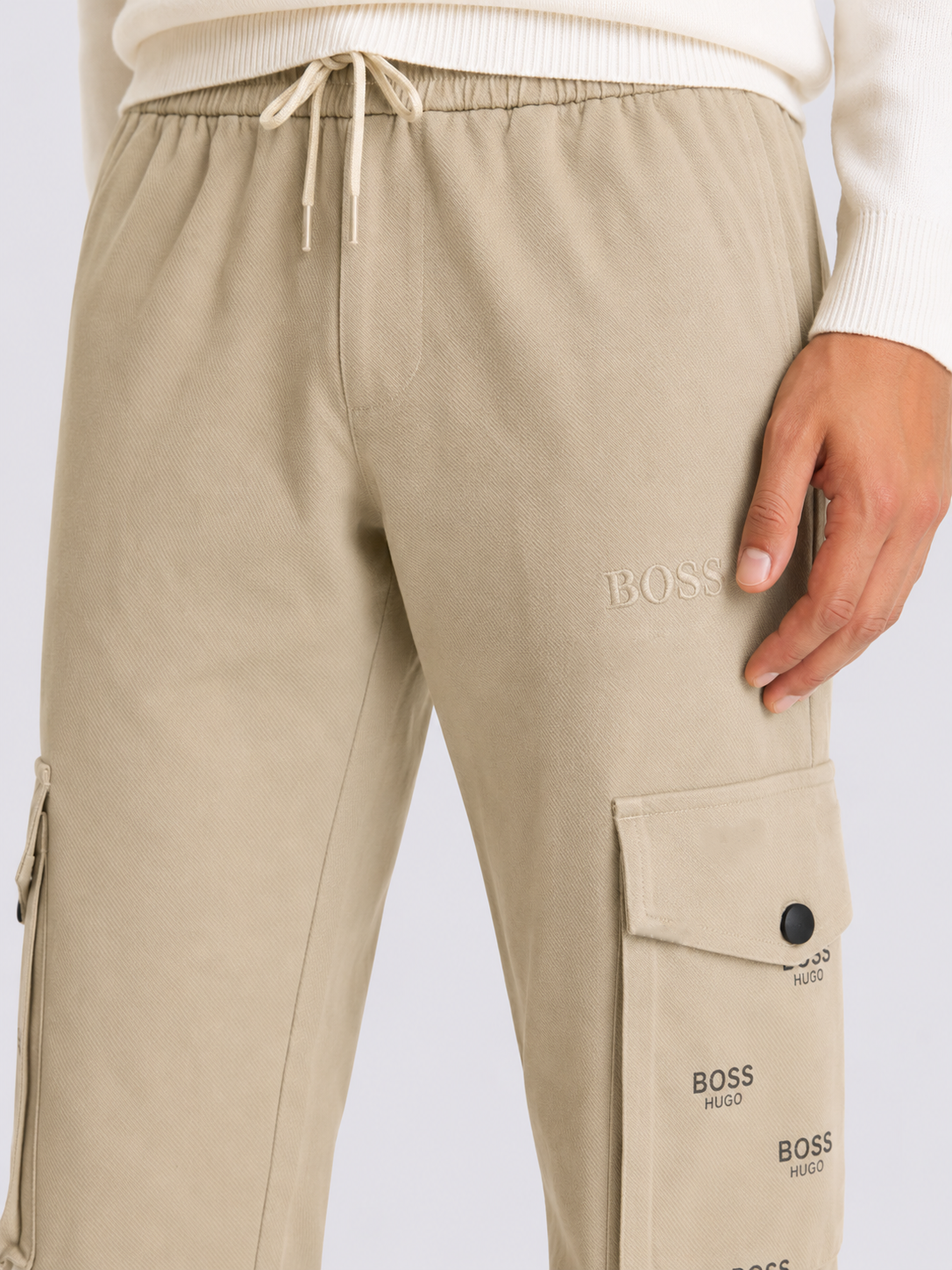 RELAXED FIT CARGO JOGGER TROUSERS