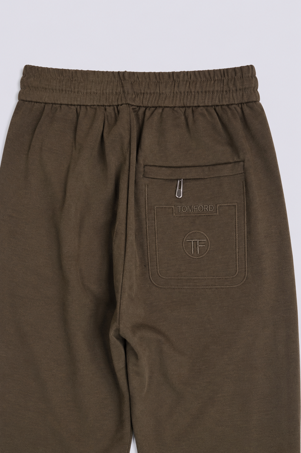 STRAIGHT FIT ZIPPED TROUSERS