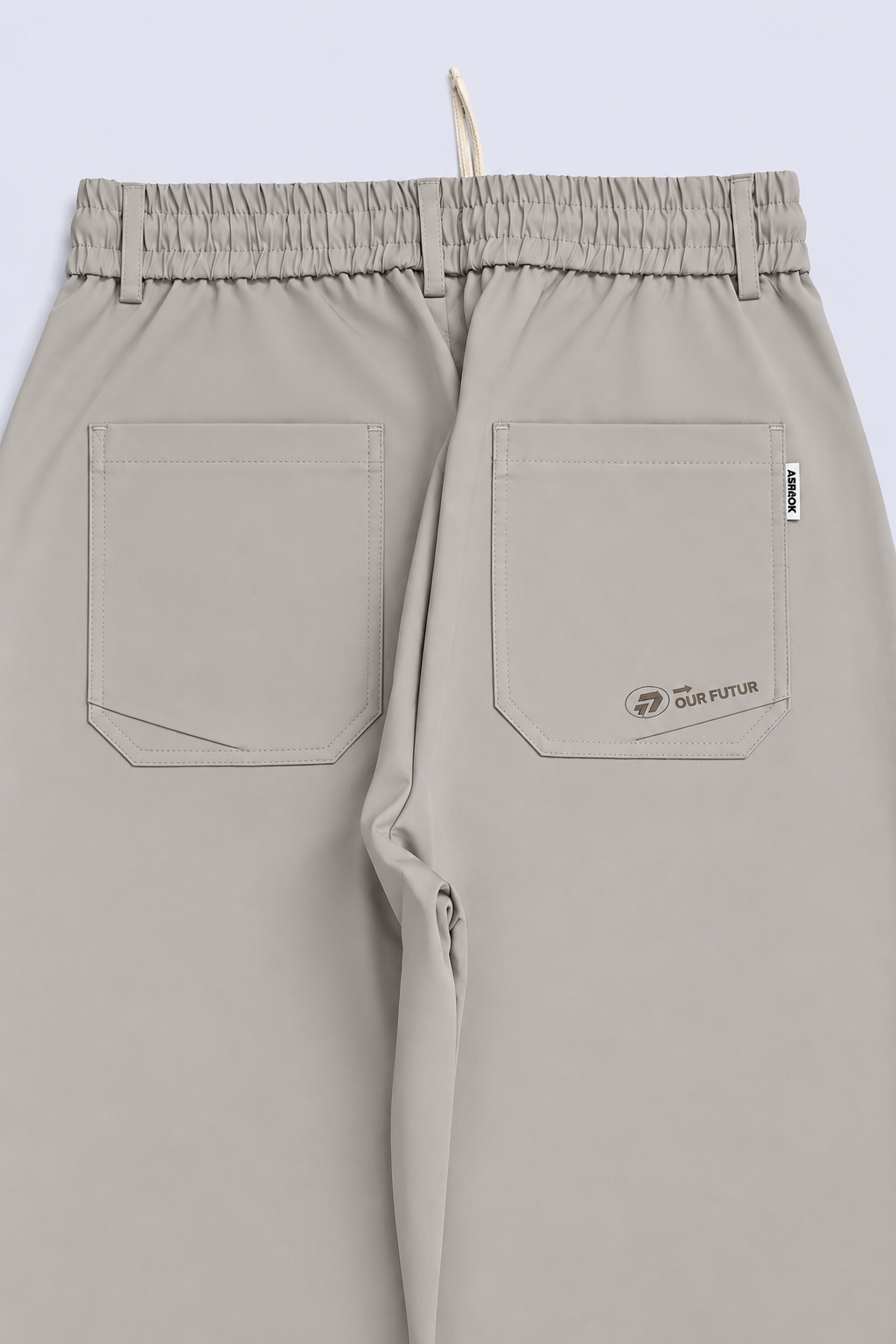 PANELLED RELAXED FIT TROUSERS
