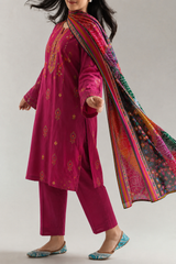 Embroidery Cotton 3-Pieces Stitched