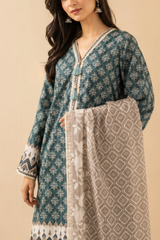 Basic Printed Lawn 3-Pieces Stitched