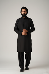 Men’s Classic Black Shalwar Kameez