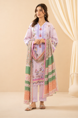 Basic Printed Lawn 3-Pieces Stitched
