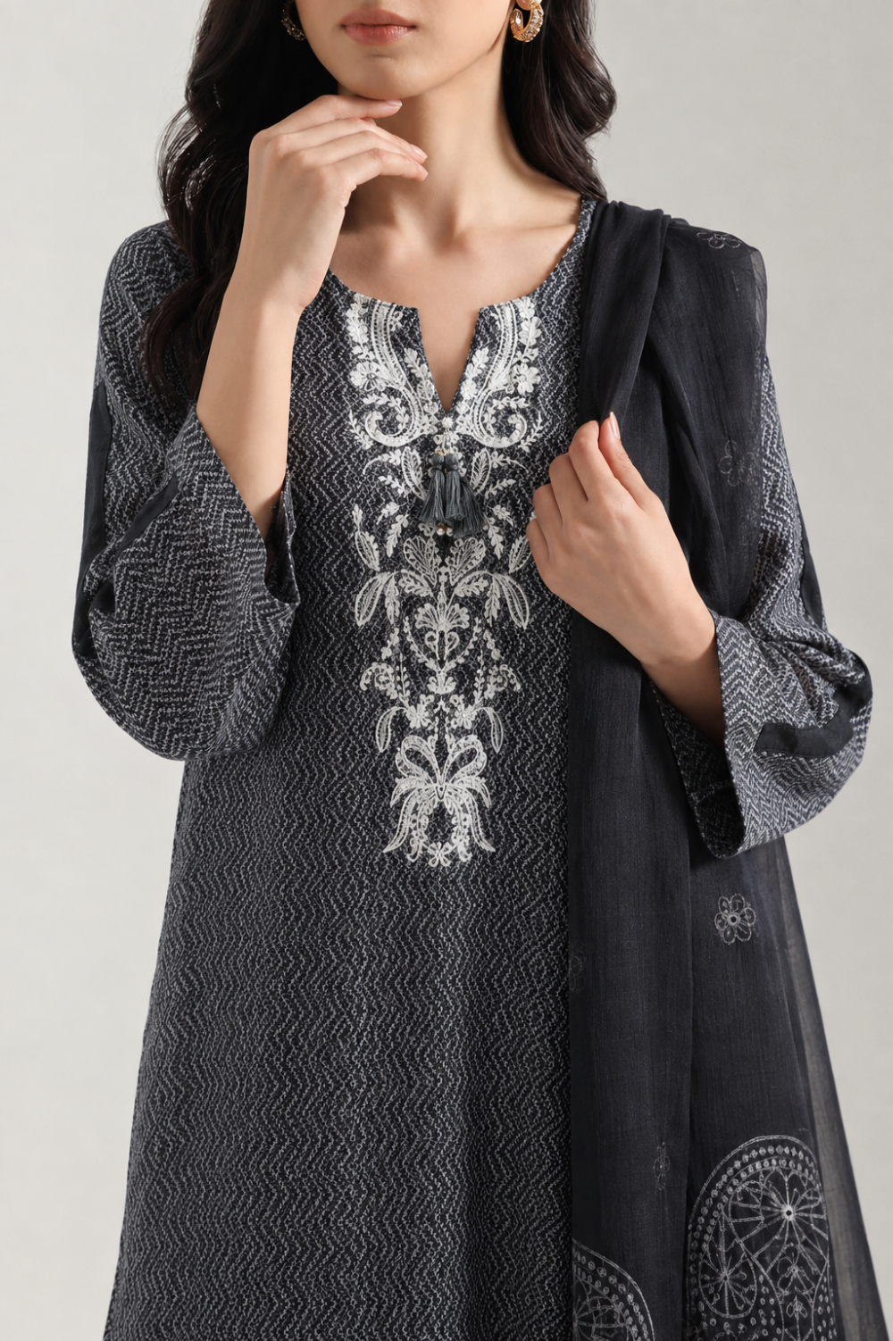 Embroidery Cotton 3-Pieces Stitched