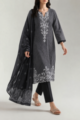 Embroidery Cotton 3-Pieces Stitched