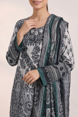 Embroidery Cotton 3-Pieces Stitched
