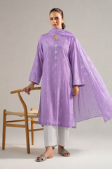 Basic Printed Lawn 3-Pieces Stitched