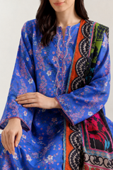 Basic Printed Embroidery Lawn 3-Pieces Stitched