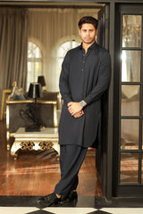 China Boski- Navy Kameez Shalwar