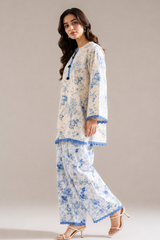 Basic Printed Lawn 2-Pieces Stitched