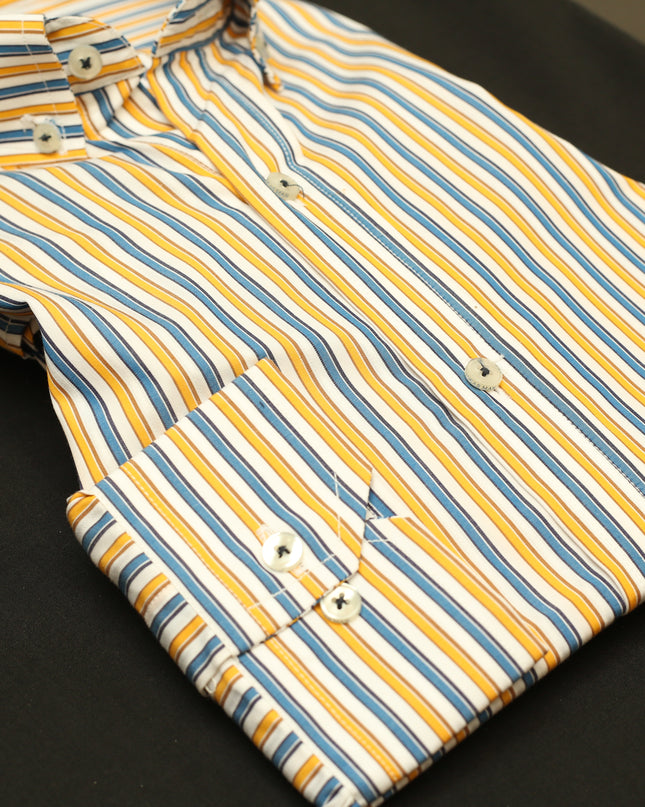 Men Casual Shirt Stripe