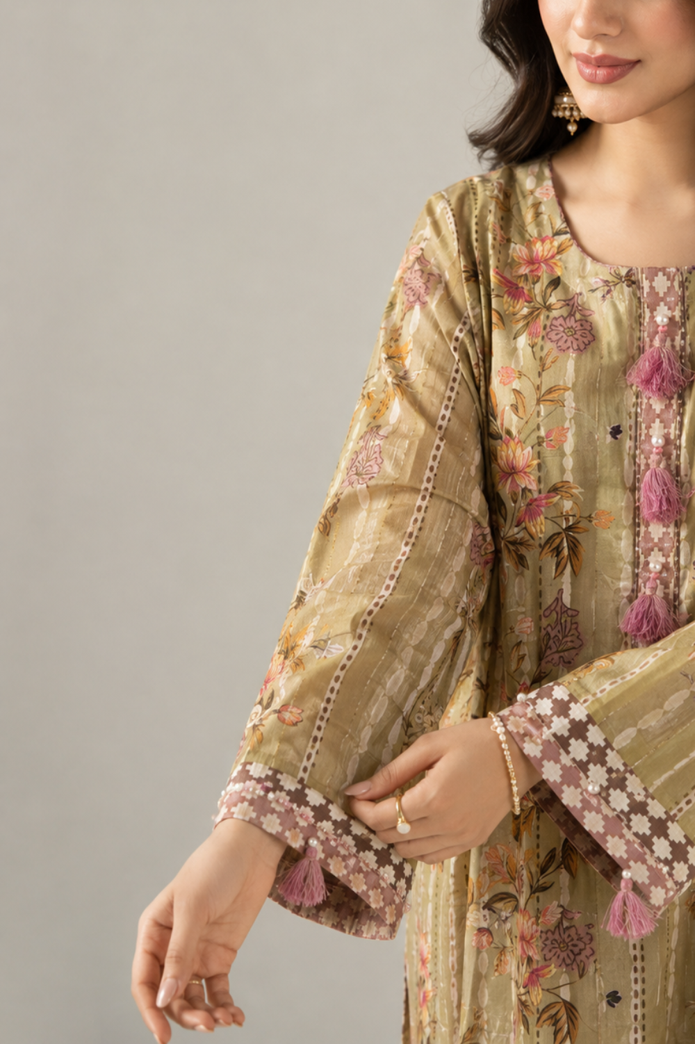 Basic Printed Lawn 3-Pieces Stitched