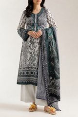 Embroidery Cotton 3-Pieces Stitched