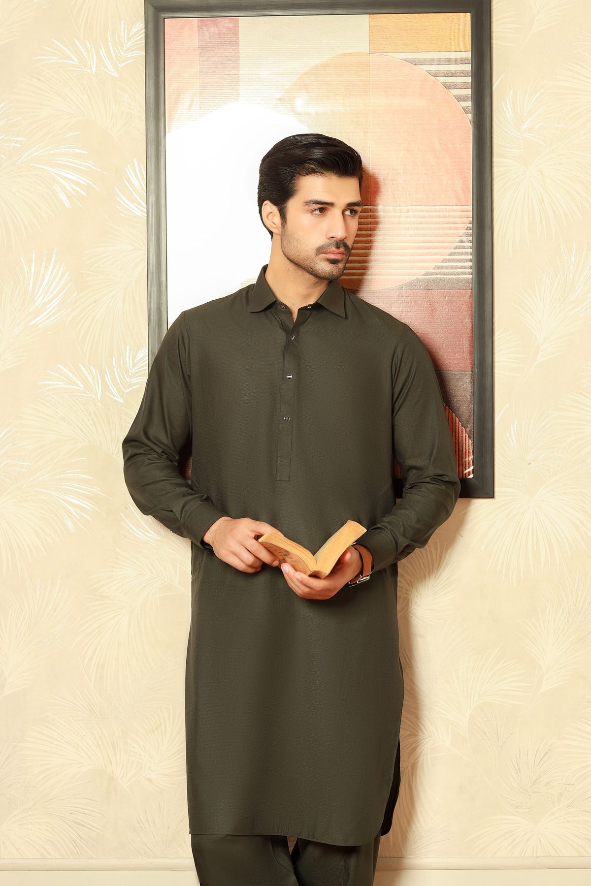 Dream Style- Green Kameez Shalwar