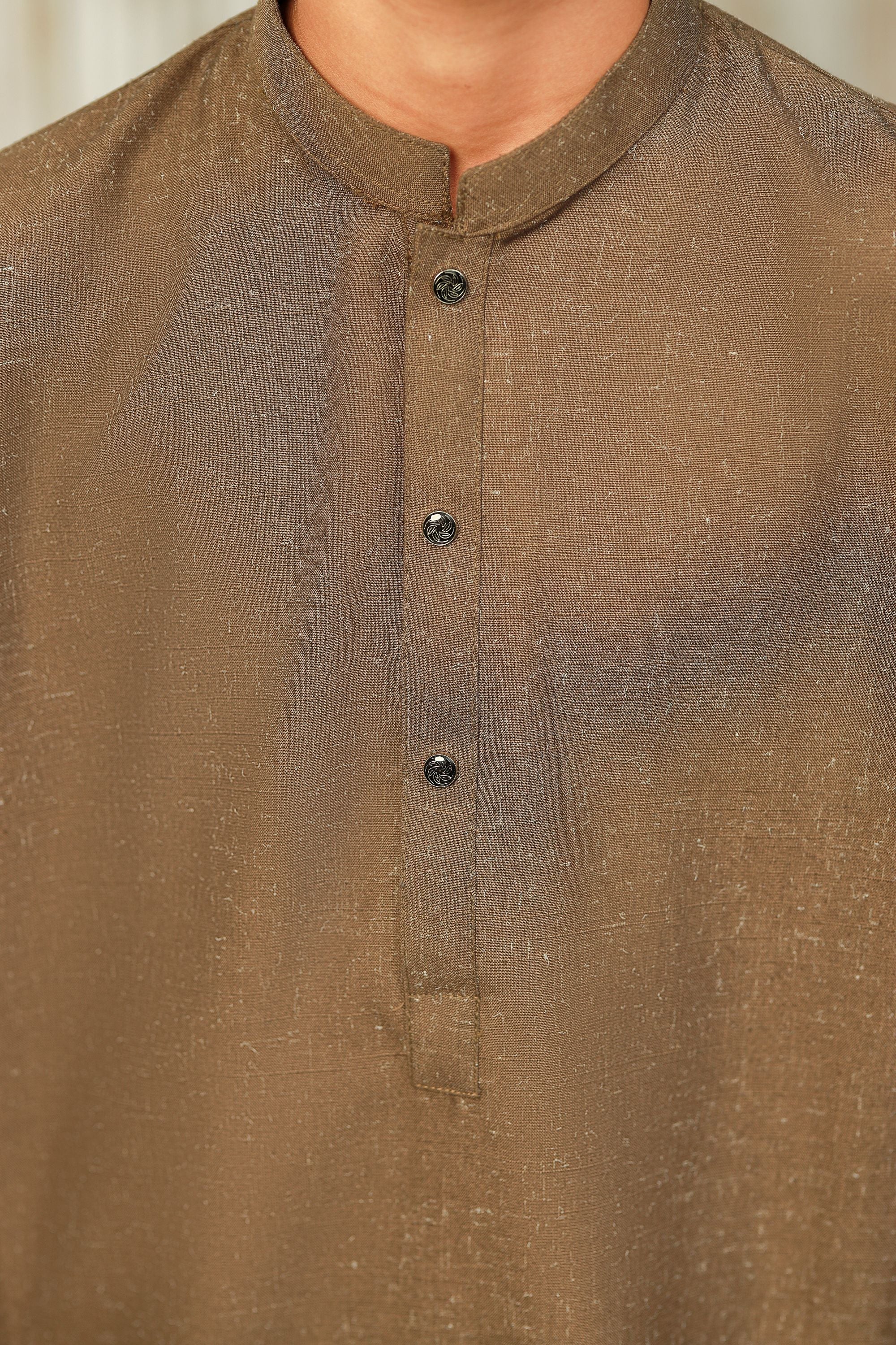 Gentle Men- Boy Brown Kameez Shalwar