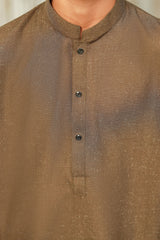 Gentle Men- Boy Brown Kameez Shalwar