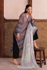 Basic Printed Lawn 3-Pieces Stitched