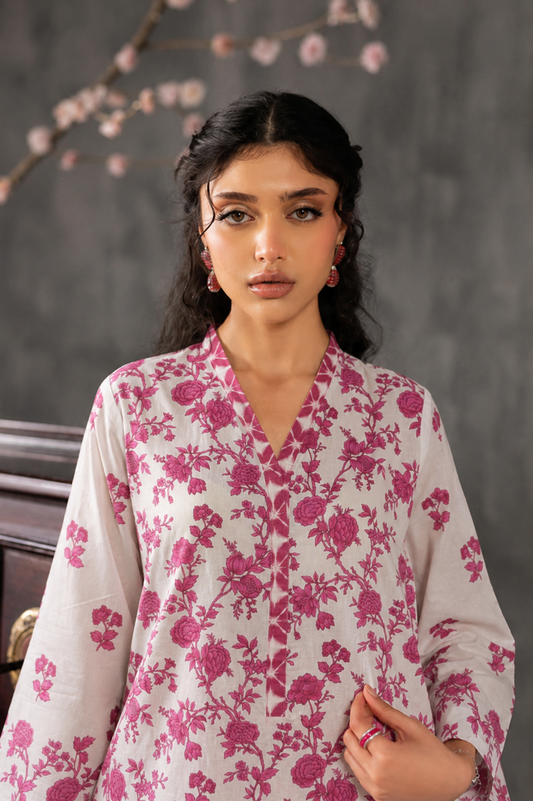 Basic Printed Lawn 3-Pieces Stitched