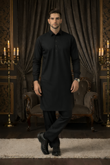 China Boski- Black Kameez Shalwar
