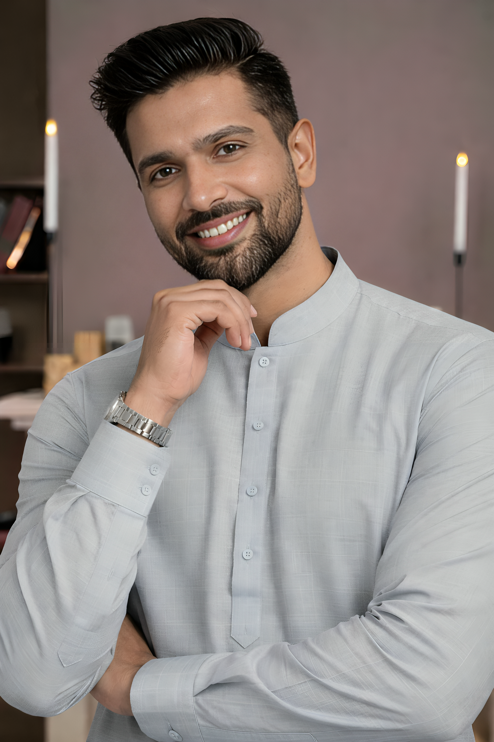 Vintage-Sky Kameez Shalwar