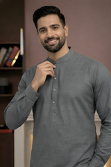 Vintage-D-Grey Kameez Shalwar