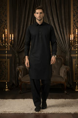 China Boski- Black Kameez Shalwar