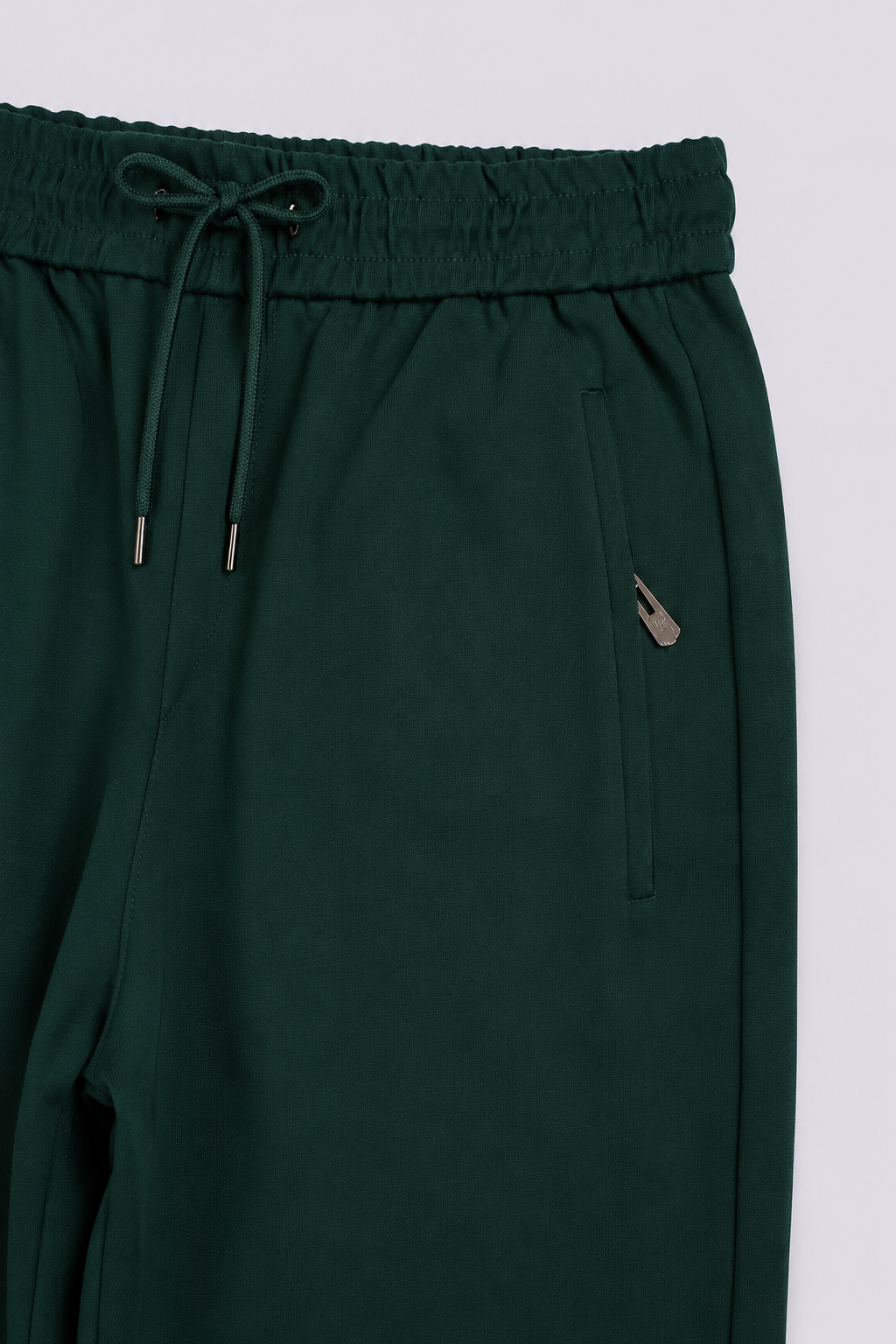 STRAIGHT FIT ZIPPED TROUSERS