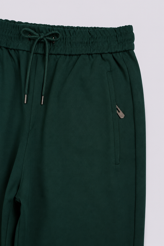 STRAIGHT FIT ZIPPED TROUSER