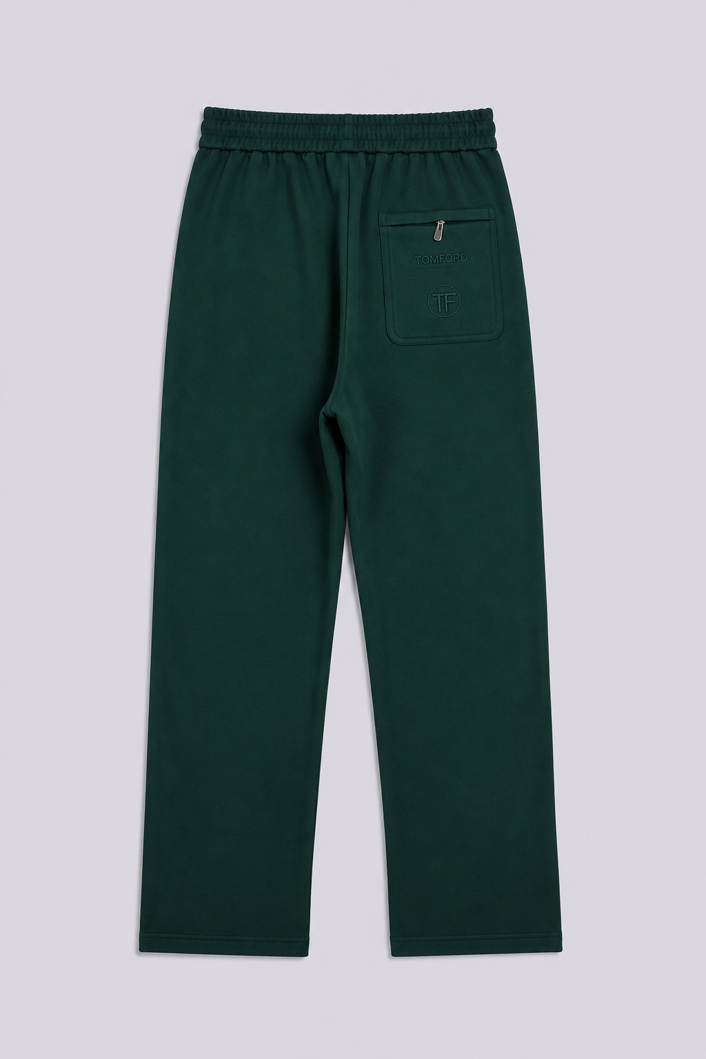 STRAIGHT FIT ZIPPED TROUSERS