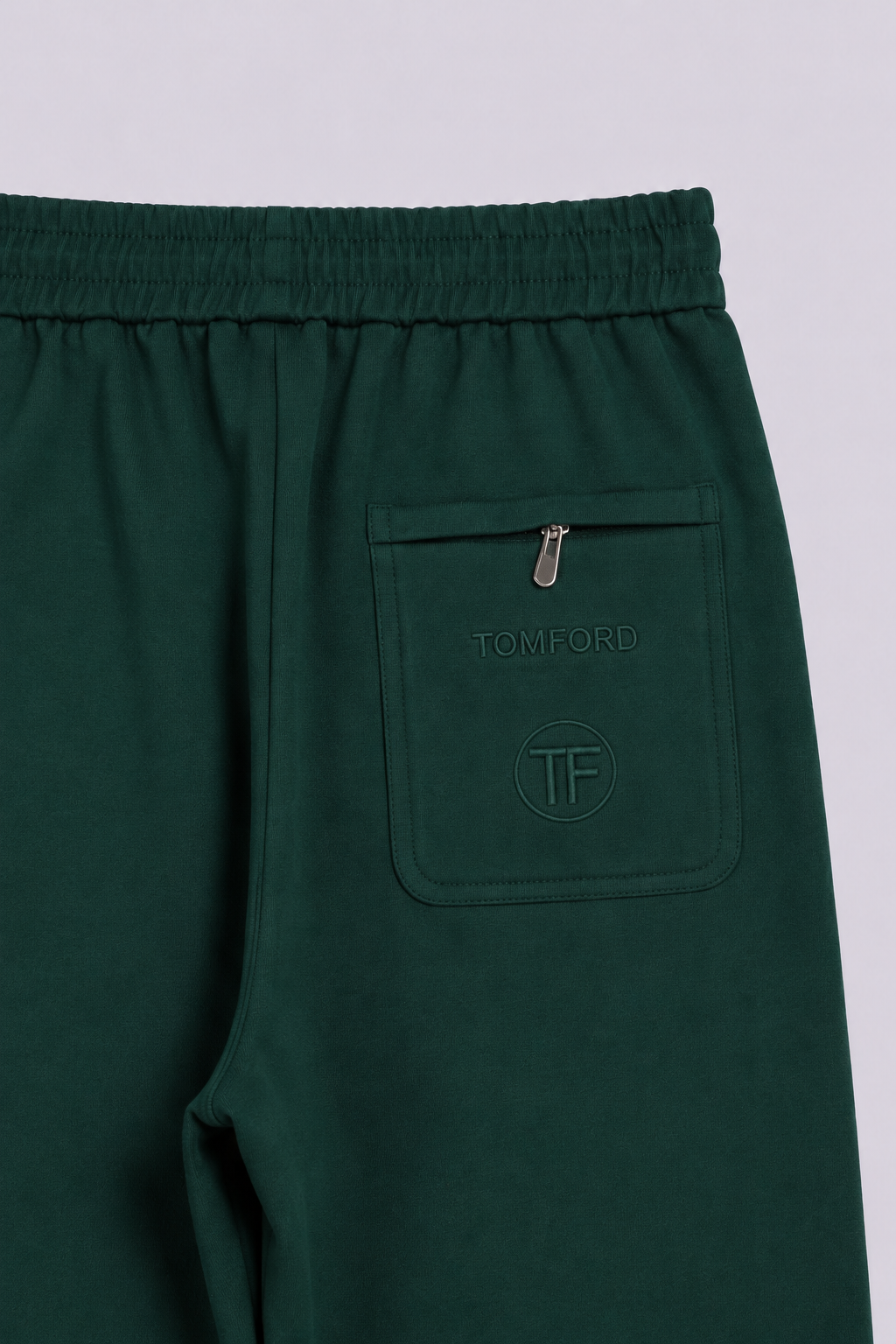 STRAIGHT FIT ZIPPED TROUSERS