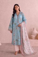 Basic Printed Lawn 3-Pieces Stitched