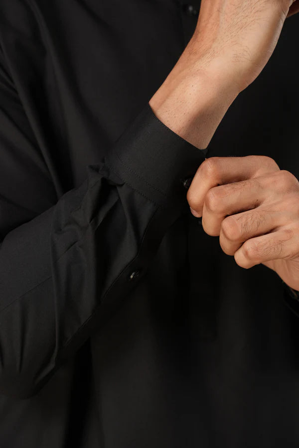 Men’s Classic Black Shalwar Kameez