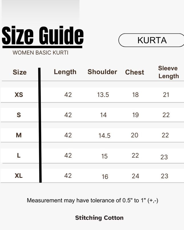Embroidery-Printed-Casual Wear Kurti