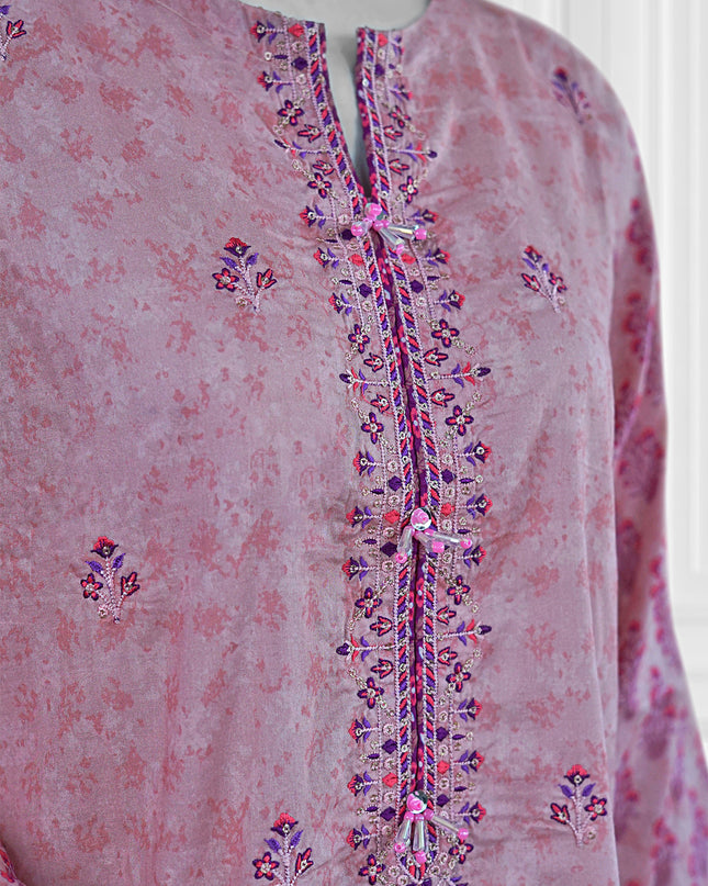 Embroidery-Printed -Kurti