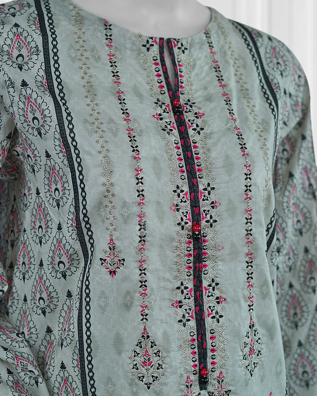 Embroidery-Printed Fashion Kurti