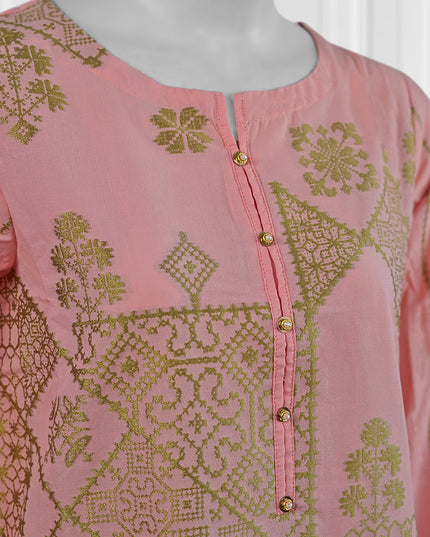 Embroidery Printed Casual Wear Kurti

