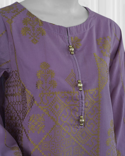 Embroidery Printed Soft Fabric Kurti