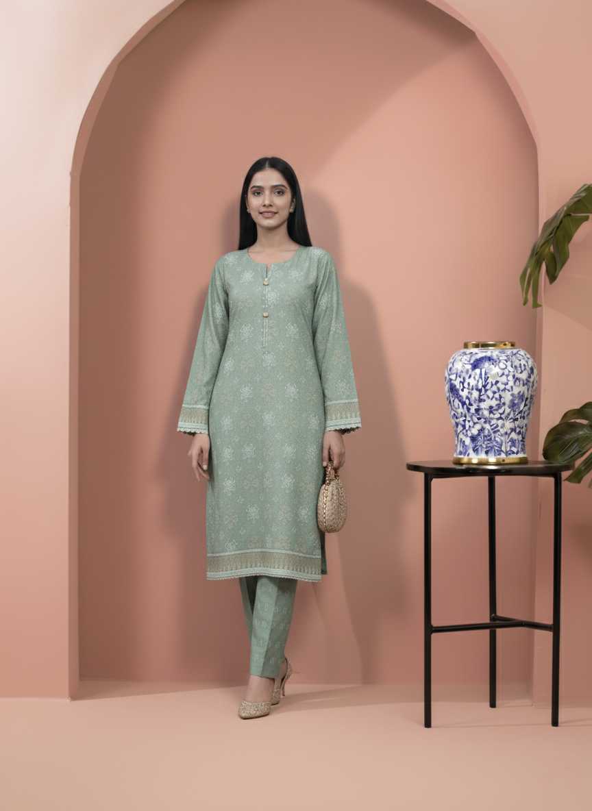 Printed 3 Pieces Khaddar