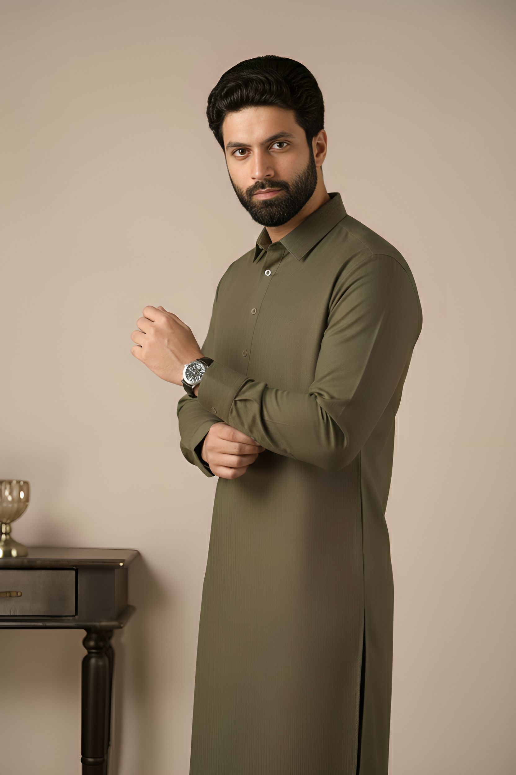 Gold Medal Style- Sandy Kameez Shalwar