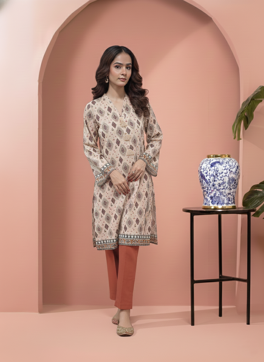 Printed 3 Pieces Khaddar