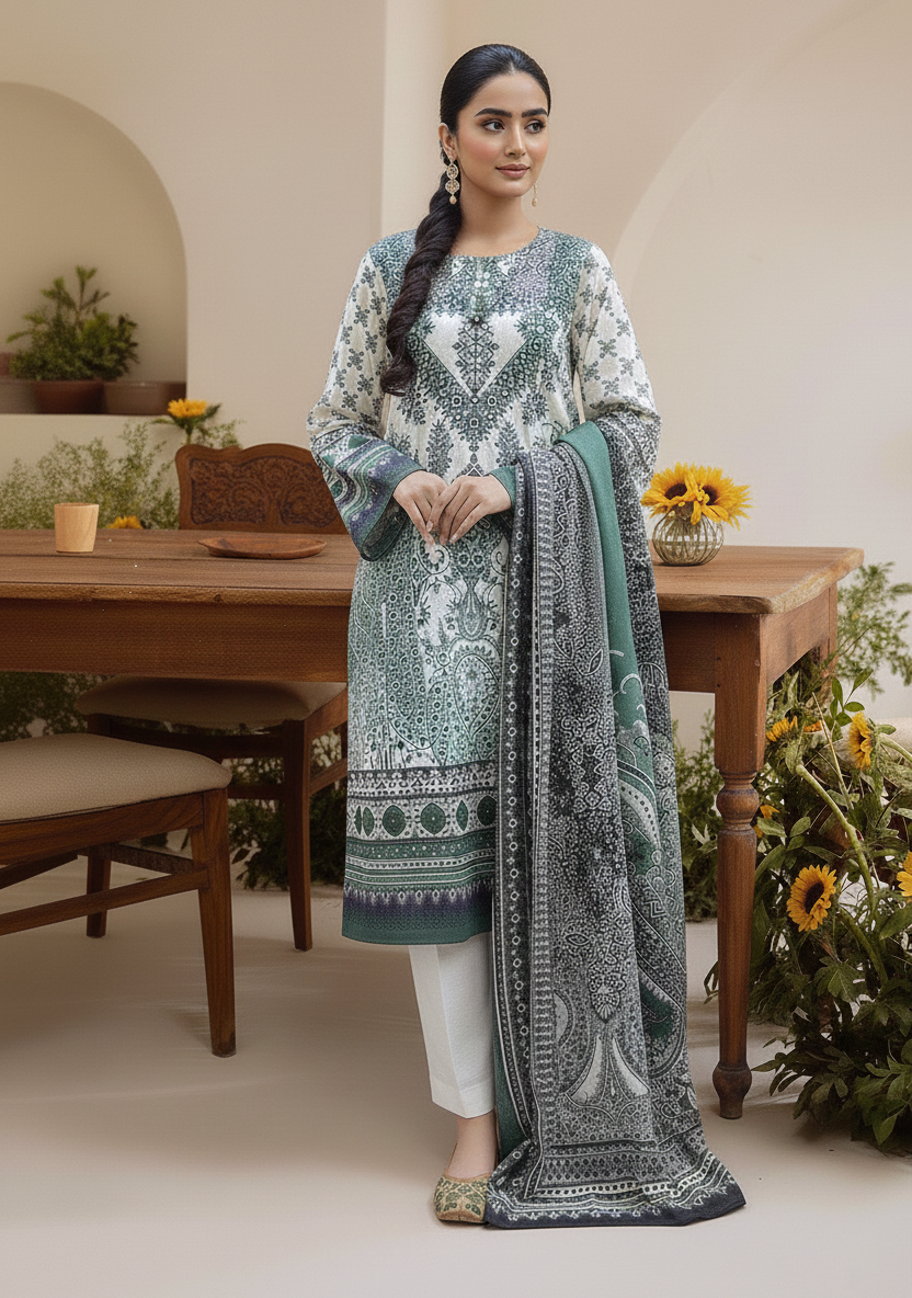 Printed 3 Pieces Lawn